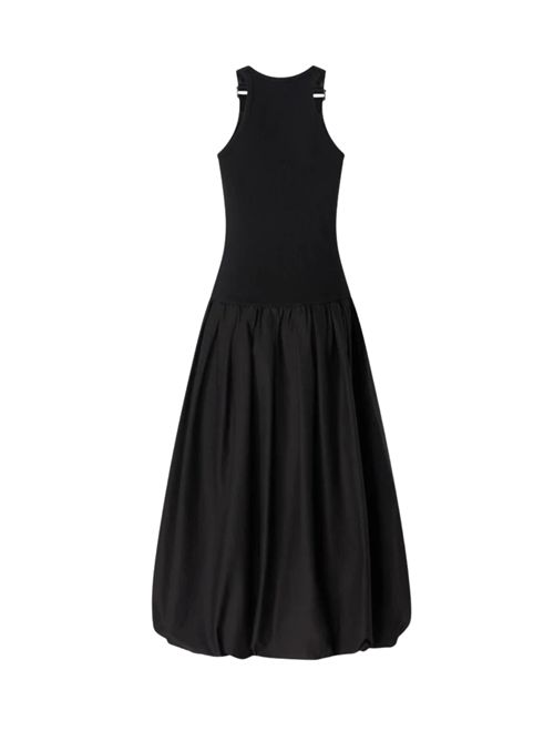 Abito midi Peter in cotone a palloncino Nero PINKO | 105137 A2L8Z99